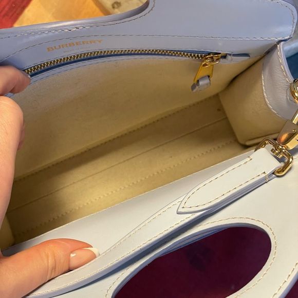 Burberry Mini Two-tone Canvas and Leather Pocket Bag - Picture 2 of 7